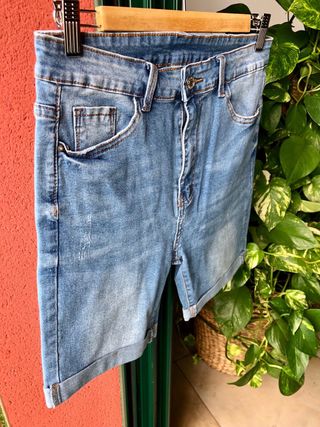 Shorts vaqueros - push up - L -