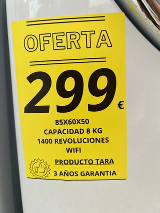 Lavadora hoover 8kg - Wizard power care system