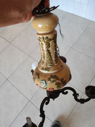 Lampadario Ceramica Vintage anni '50