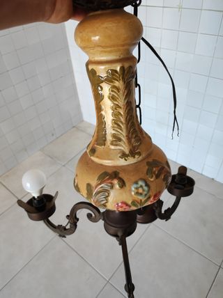 Lampadario Ceramica Vintage anni '50