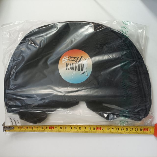 Borsa a tracolla regolabile Branca Fizz nera