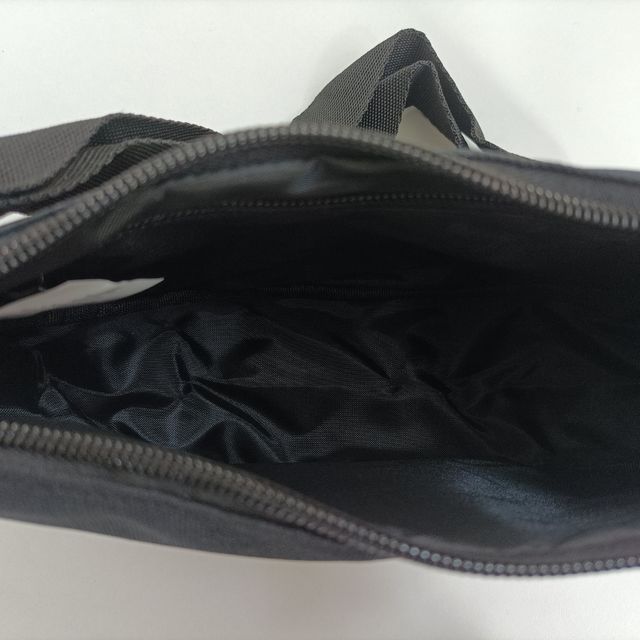 Borsa a tracolla regolabile Branca Fizz nera