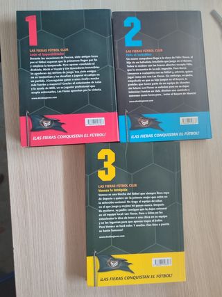 Pack 3 Libros Las Fieras Fútbol Club 