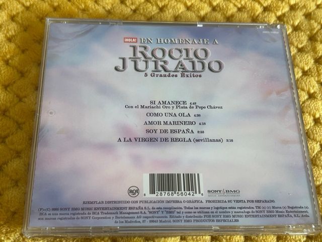 CD Rocío Jurado: 5 Grandes Éxitos