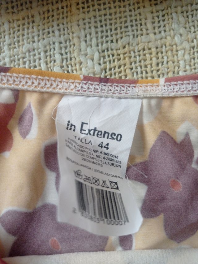 Bikini estampado flores - Talla 44