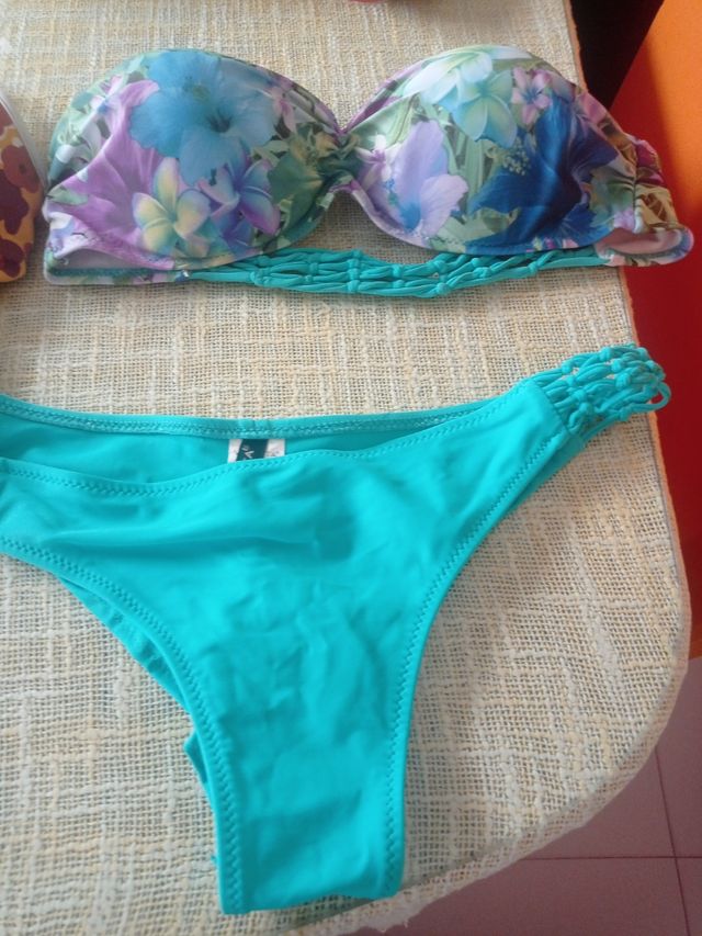 Bikini estampado flores - Talla 44