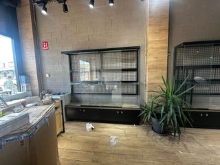 Estantería cristal tienda - negra