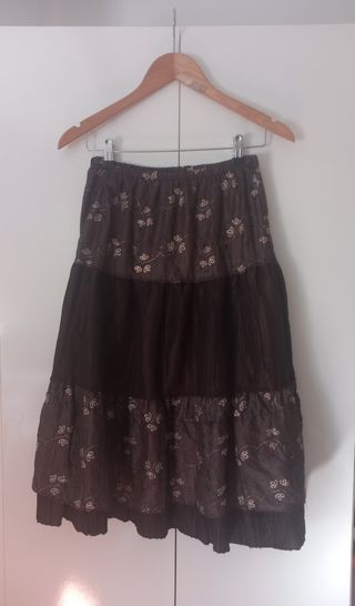 Falda con estampado hippie Corte hindú