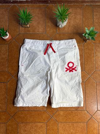 Shorts Benetton bianchi bimbo
