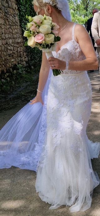 Vestido de novia marca Pronovias 