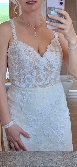 Vestido de novia marca Pronovias 