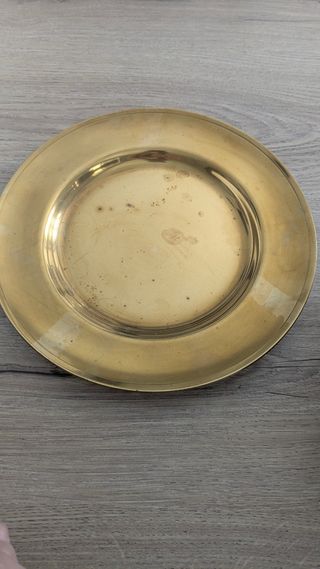 Set Bicchieri e vassoio Ottone Vintage Autogrill