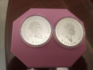 Monedas Canadá 1989 Olimpiadas