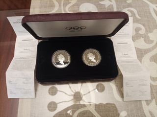 Monedas Canadá 1989 Olimpiadas