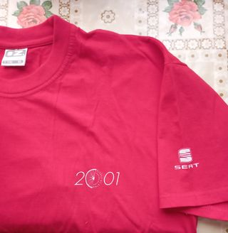 Camisetas SEAT vintage L y XL, sin estrenar
