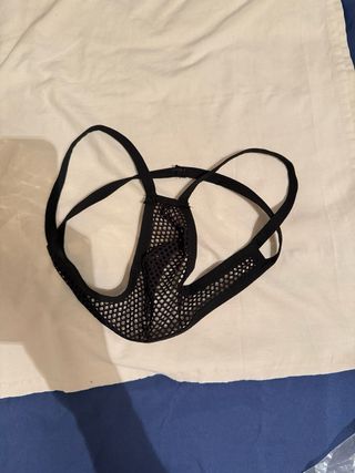 Suspensorio negro - Tanga