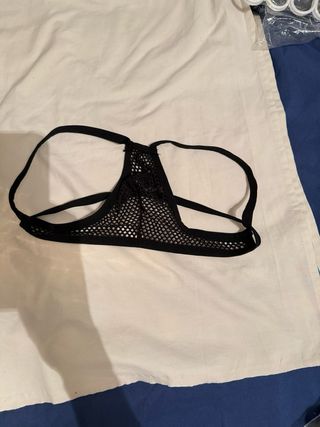Suspensorio negro - Tanga
