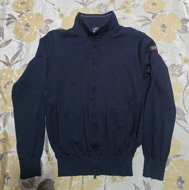 Cardigan Paul & Shark 100% Lana Merina Extrafine