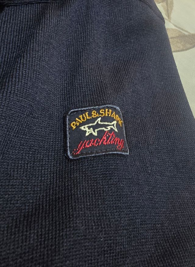 Cardigan Paul & Shark 100% Lana Merina Extrafine