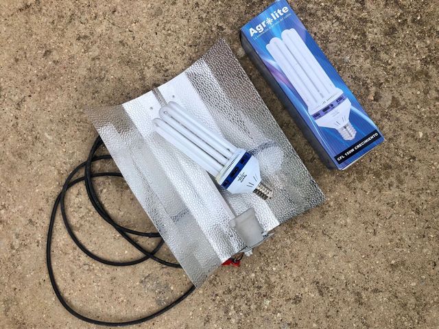 Lámpara cultivo 1500w con reflector 