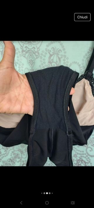 Costume intero La Perla nero XL
