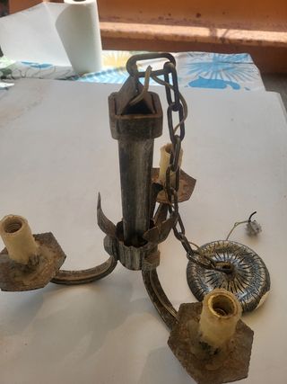 Lampada a sospensione Chandelier a 3 bracci