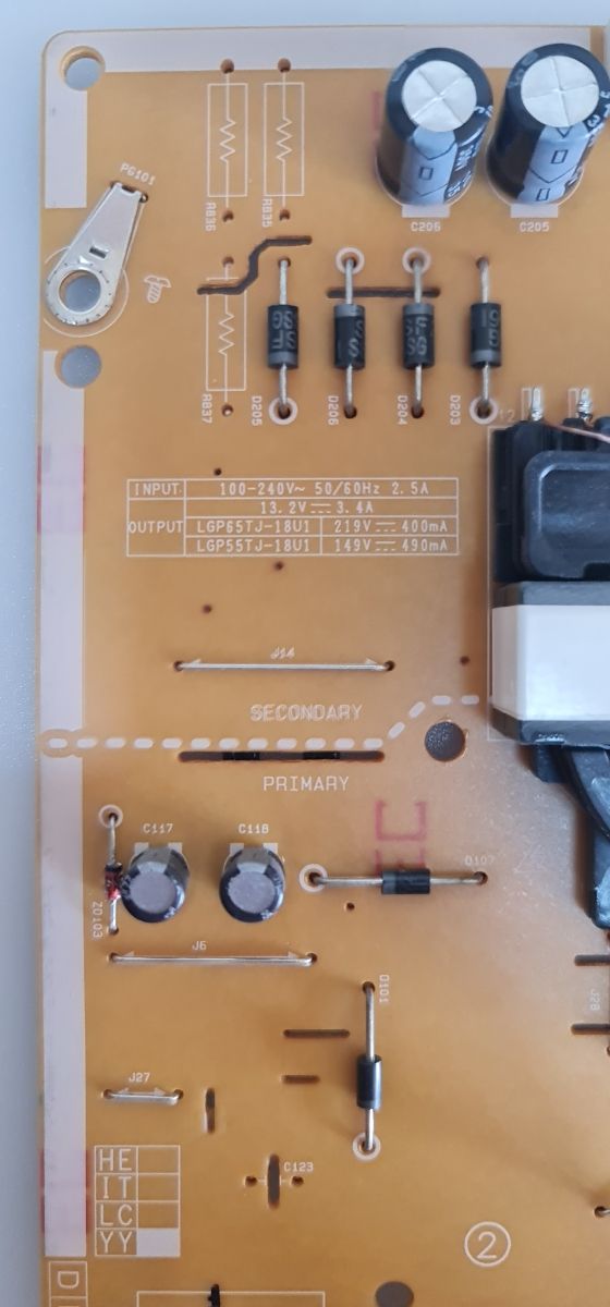 Fuente alimentación LG 55UM7000PLC