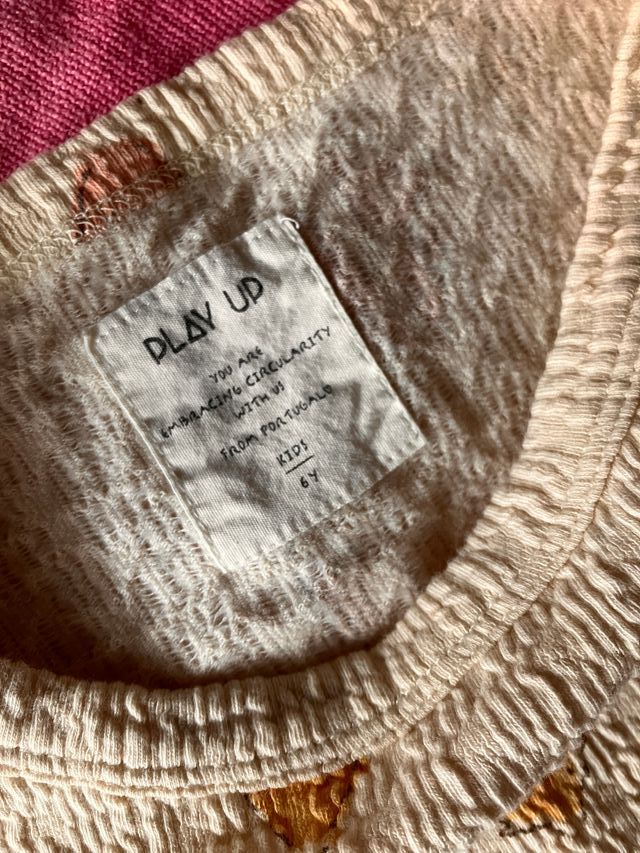 Camiseta play up 6 años