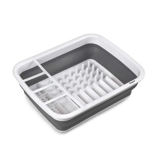 Escurreplatos Plegable Rayen Gris-Blanco