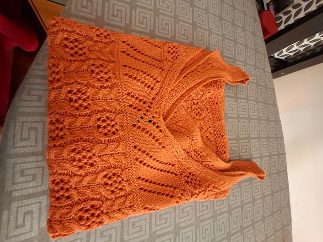 Top Only Arancione - Maglia In Pizzo lucente