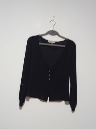 Blusa negra iBlues - semitransparente