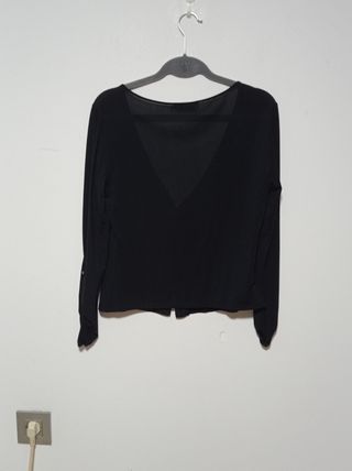 Blusa negra iBlues - semitransparente