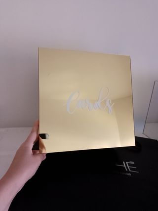 Scatola porta biglietti oro - Matrimonio