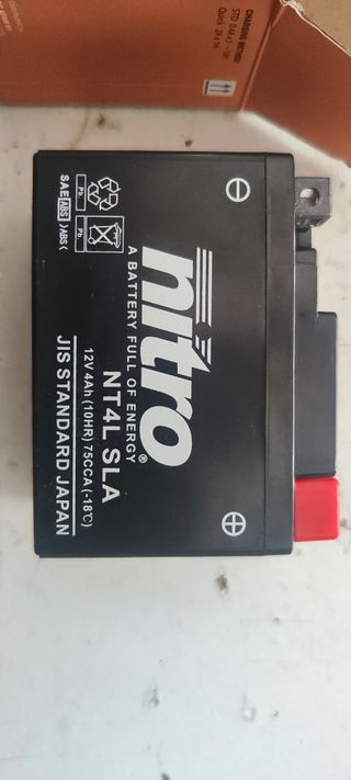 Batería Nitro AGM 12V 4Ah