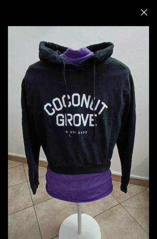 Felpa Coconut Grove nera XS