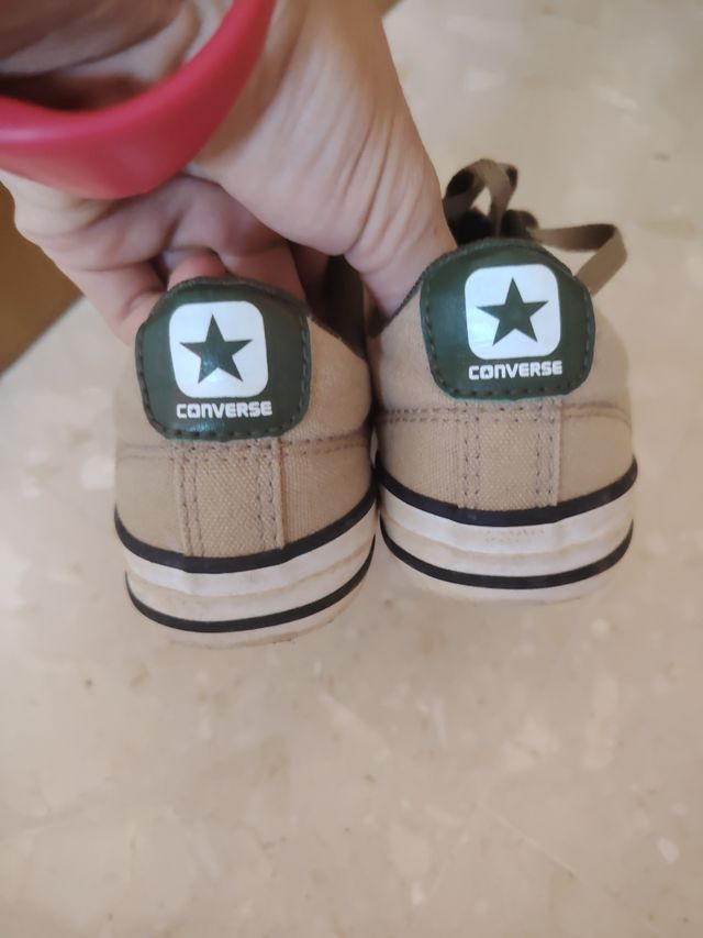 Zapatillas Converse Niño - Verde Oliva Talla 33