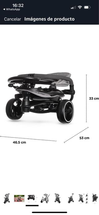 Triciclo Kinderkraft plegable