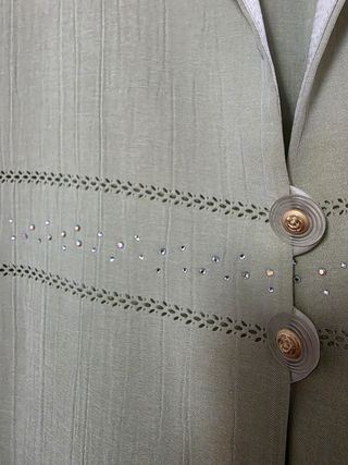 Vestido ceremonia con chaqueta larga