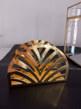 19 mini penne oro + porta tovaglioli