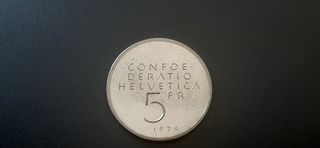 Monedas Conmemorativas de Suiza 5 Francos 