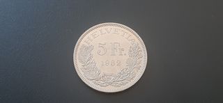 Monedas Conmemorativas de Suiza 5 Francos 