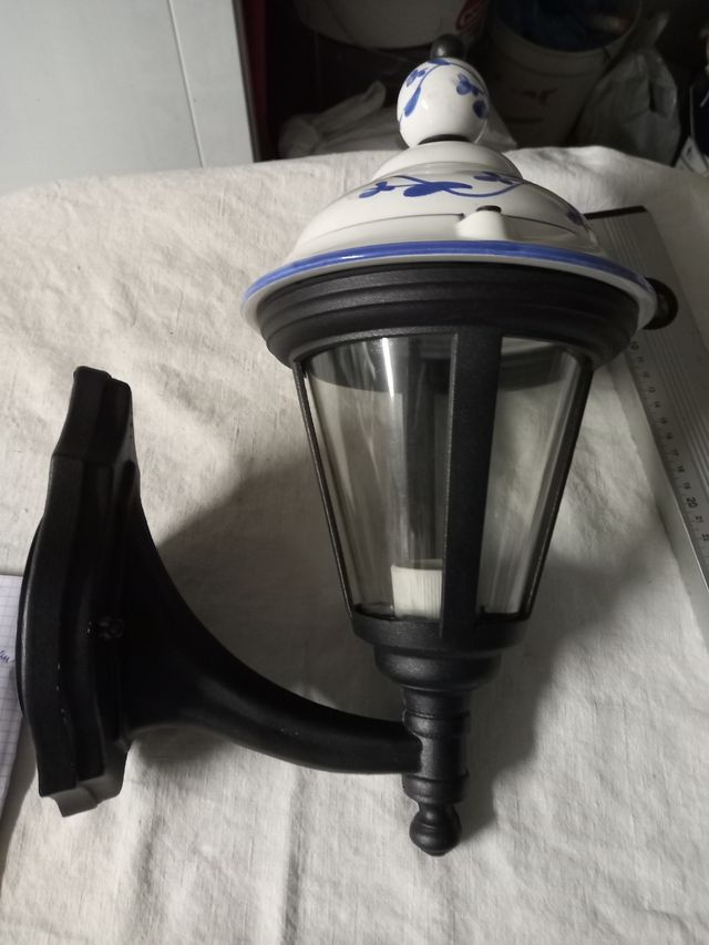 Lampada Parete Esterno Ceramica