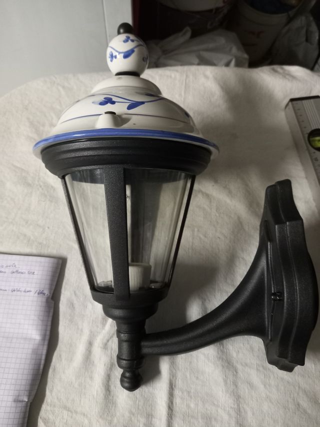 Lampada Parete Esterno Ceramica