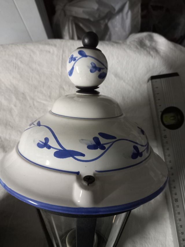 Lampada Parete Esterno Ceramica