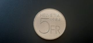 Monedas Conmemorativas Suiza 5 Francos