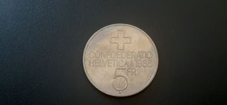 Monedas Conmemorativas Suiza 5 Francos