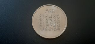 Monedas Conmemorativas Suiza 5 Francos 