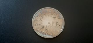 Monedas Conmemorativas Suiza 5 Francos 