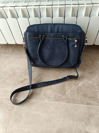 Maletín bandolera azul marino