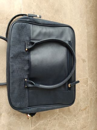 Maletín bandolera azul marino